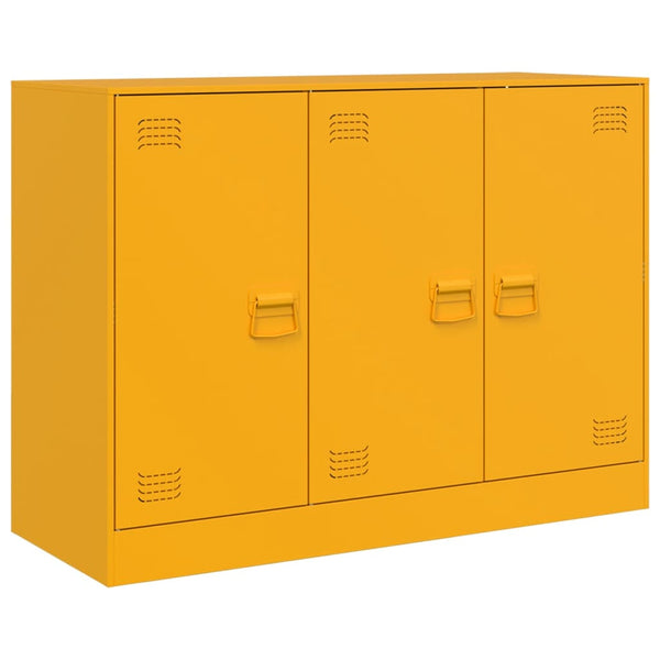 Senfgelber Nachttisch Togu 99x39x73cm (Stahl)