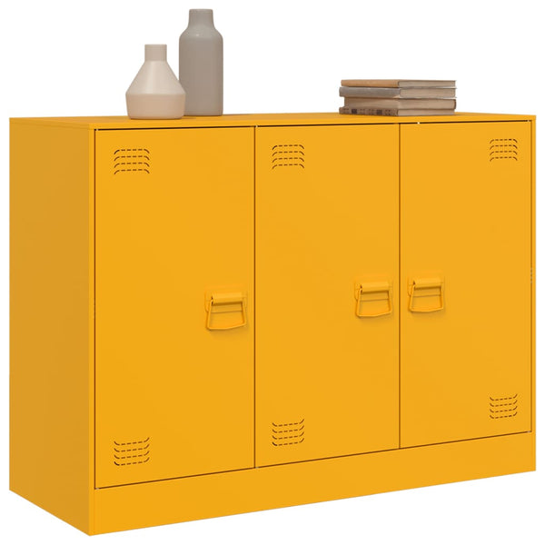 Senfgelber Nachttisch Togu 99x39x73cm (Stahl)
