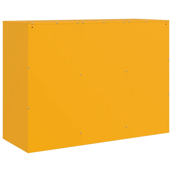 Senfgelber Nachttisch Togu 99x39x73cm (Stahl)