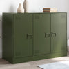Olivgrünes Sideboard Togu 99x39x73cm (Stahl)