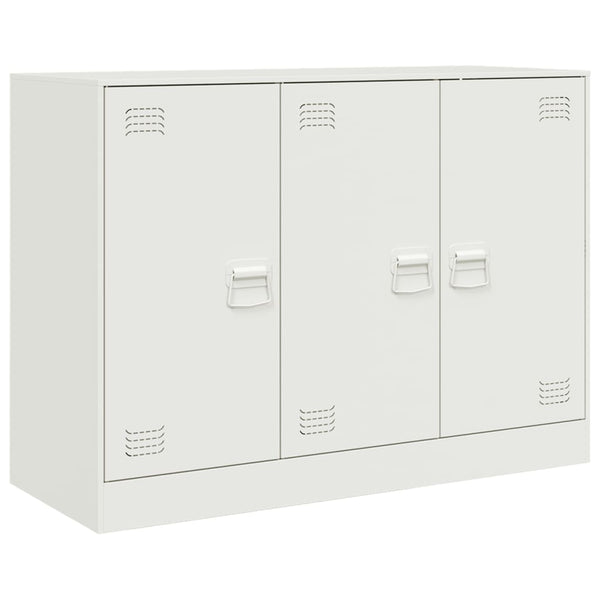 Weißes Sideboard Togu 99x39x73cm (Stahl)