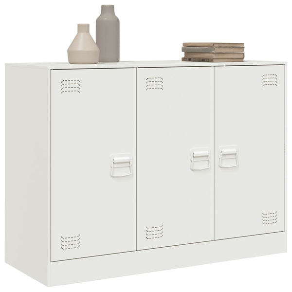 Weißes Sideboard Togu 99x39x73cm (Stahl)