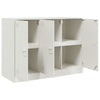Weißes Sideboard Togu 99x39x73cm (Stahl)