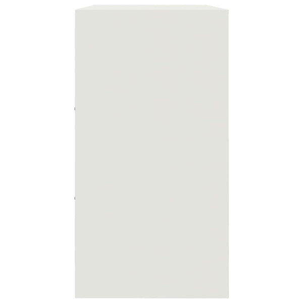 Weißes Sideboard Togu 99x39x73cm (Stahl)