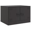 Couchtisch Brehar, schwarz, 67x50x44 cm (Stahl)