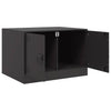 Couchtisch Brehar, schwarz, 67x50x44 cm (Stahl)