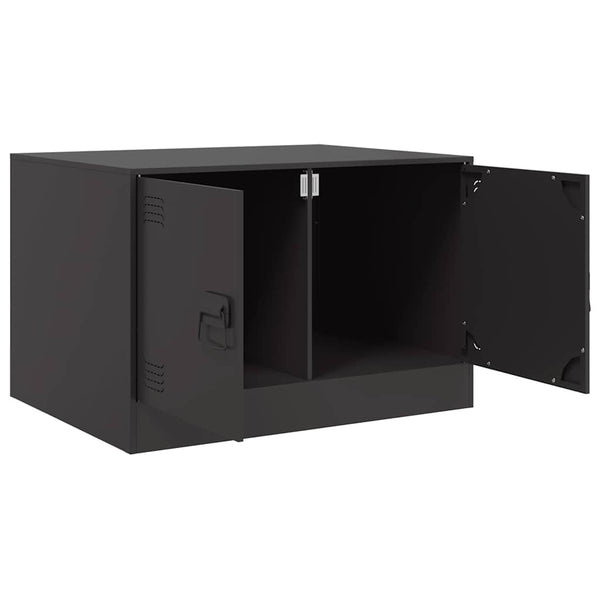 Couchtisch Brehar, schwarz, 67x50x44 cm (Stahl)