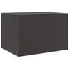 Couchtisch Brehar, schwarz, 67x50x44 cm (Stahl)