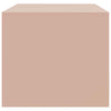 Pinkfarbener Couchtisch Brehar 67x50x44cm (Stahl)