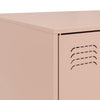 Pinkfarbener Couchtisch Brehar 67x50x44cm (Stahl)