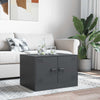 Anthrazit Couchtisch Brehar 67x50x44cm (Stahl)
