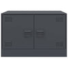 Anthrazit Couchtisch Brehar 67x50x44cm (Stahl)