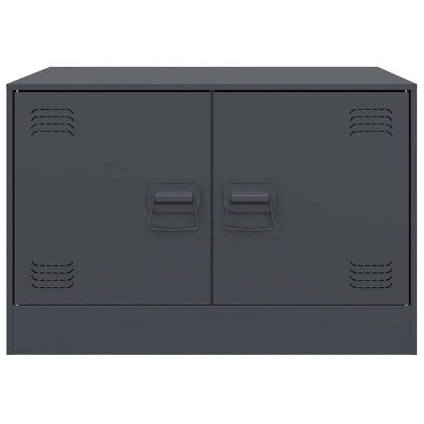 Anthrazit Couchtisch Brehar 67x50x44cm (Stahl)
