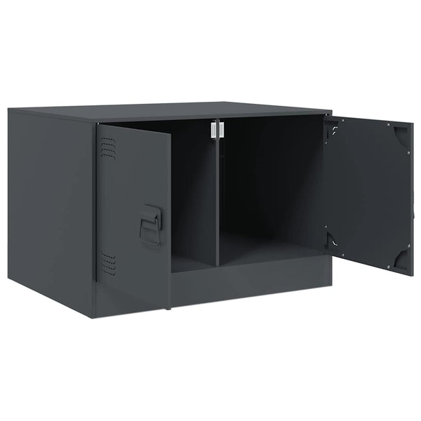 Anthrazit Couchtisch Brehar 67x50x44cm (Stahl)