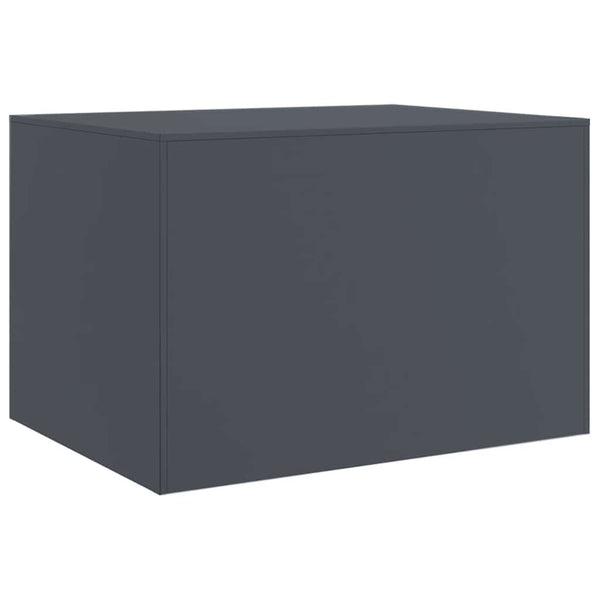 Anthrazit Couchtisch Brehar 67x50x44cm (Stahl)
