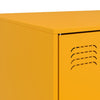 Senfgelber Couchtisch Brehar 67x50x44cm (Stahl)