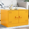Senfgelber Couchtisch Brehar 67x50x44cm (Stahl)