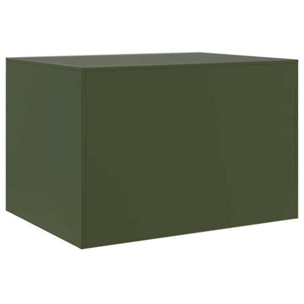 Couchtisch Brehar 67x50x44cm olivgrün (Stahl)
