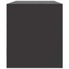 Schwarzes TV-Möbel Sirianu 99x39x44cm (Stahl)