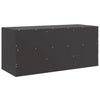 Schwarzes TV-Möbel Sirianu 99x39x44cm (Stahl)