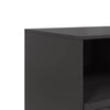 Schwarzes TV-Möbel Sirianu 99x39x44cm (Stahl)