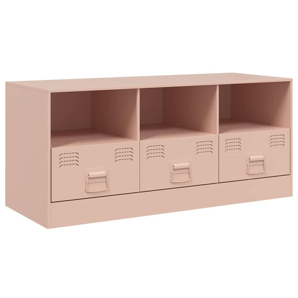 Rosa TV-Bank Sirianu 99x39x44cm (Stahl)