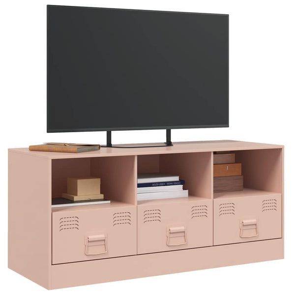 Rosa TV-Bank Sirianu 99x39x44cm (Stahl)