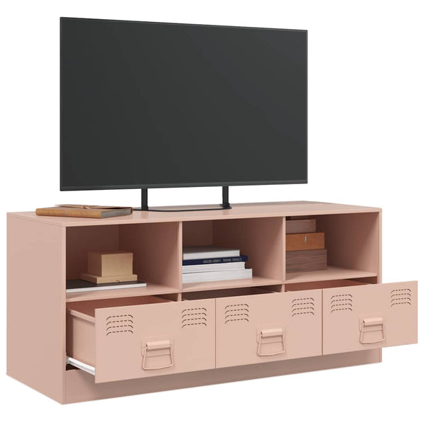 Rosa TV-Bank Sirianu 99x39x44cm (Stahl)