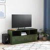 TV-Unterschrank Sirianu olivgrün 99x39x44cm (Stahl)