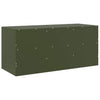 TV-Unterschrank Sirianu olivgrün 99x39x44cm (Stahl)