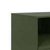 TV-Unterschrank Sirianu olivgrün 99x39x44cm (Stahl)