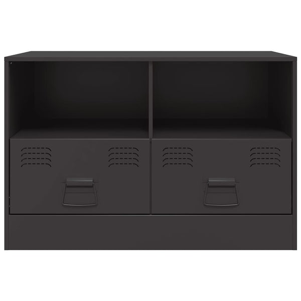 Musta tv-taso Brittny 67x39x44cm (teräs)