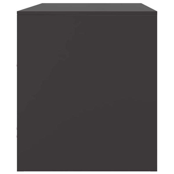 Musta tv-taso Brittny 67x39x44cm (teräs)