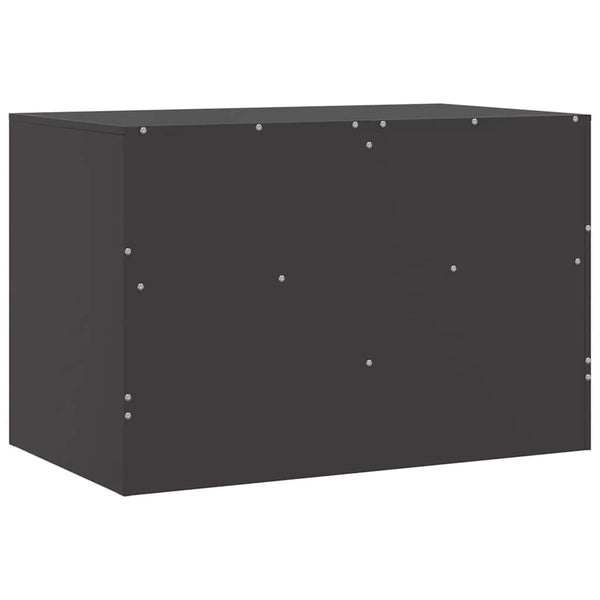 Musta tv-taso Brittny 67x39x44cm (teräs)