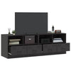Musta tv-tasot Brittny 67x39x44cm (2 kpl, teräs)