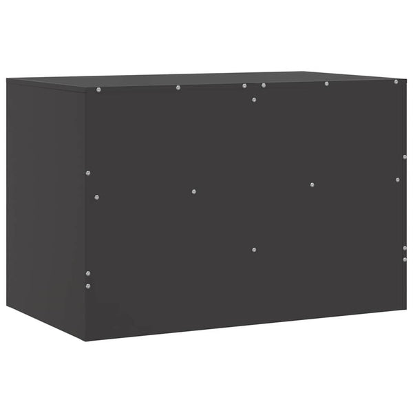 Musta tv-tasot Brittny 67x39x44cm (2 kpl, teräs)