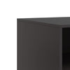 Musta tv-tasot Brittny 67x39x44cm (2 kpl, teräs)