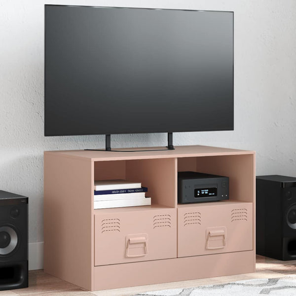 Pinkki tv-taso Brittny 67x39x44cm (teräs)