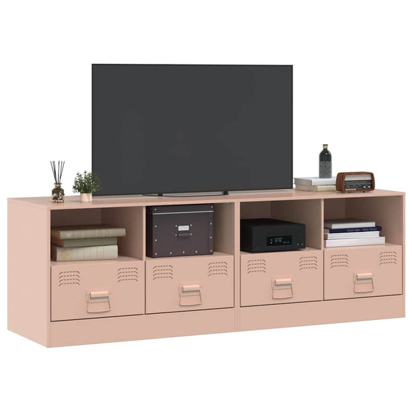 Pinke TV-Schränke Brittny 67x39x44cm (2 St., Stahl)