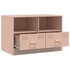 Pinke TV-Schränke Brittny 67x39x44cm (2 St., Stahl)