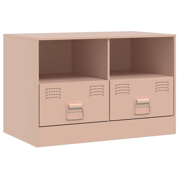 Pinke TV-Schränke Brittny 67x39x44cm (2 St., Stahl)