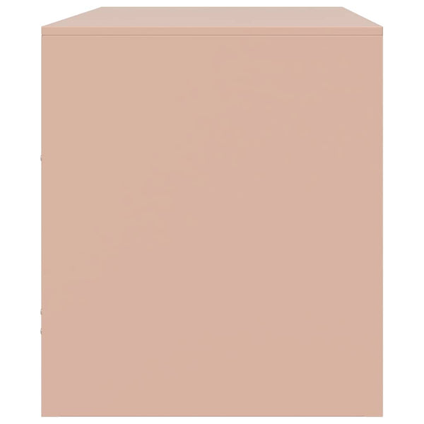 Pinke TV-Schränke Brittny 67x39x44cm (2 St., Stahl)
