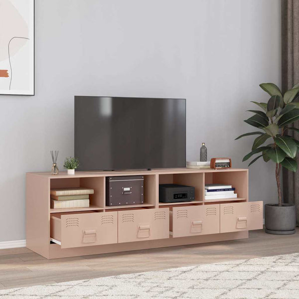 Pinke TV-Schränke Brittny 67x39x44cm (2 St., Stahl)