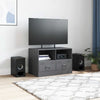Antrasiitti tv-taso Brittny 67x39x44cm (teräs)