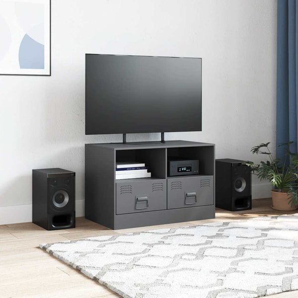 Antrasiitti tv-taso Brittny 67x39x44cm (teräs)
