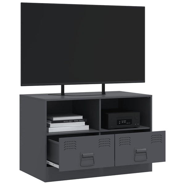 Antrasiitti tv-taso Brittny 67x39x44cm (teräs)