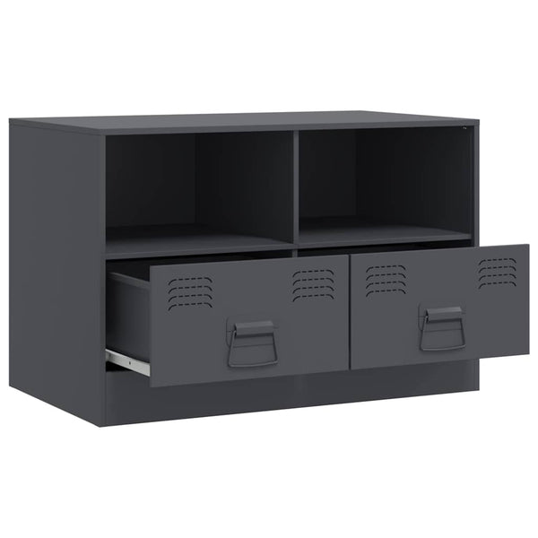 Antrasiitti tv-taso Brittny 67x39x44cm (teräs)
