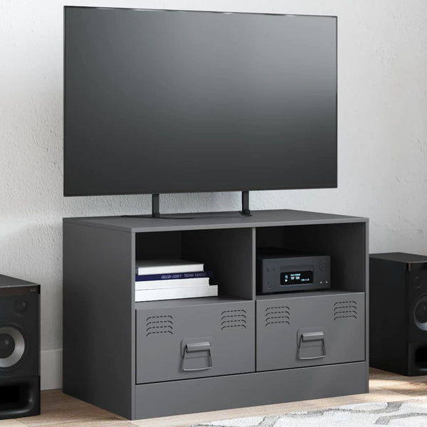 Antrasiitti tv-taso Brittny 67x39x44cm (teräs)