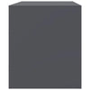 Anthrazitfarbene TV-Möbel Brittny 67x39x44cm (2 Stück Stahl)