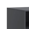 Anthrazitfarbene TV-Möbel Brittny 67x39x44cm (2 Stück Stahl)
